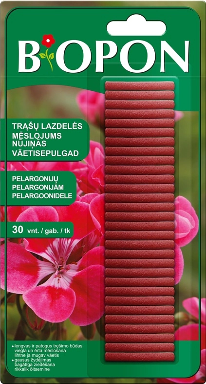 BIOPON PELARGONIUM FERTILIZING STICKS 1213 5025987