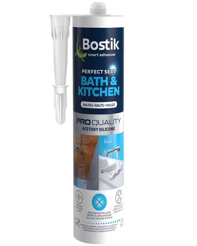 BOSTIK BATHKITCH SIL A 280 WIT