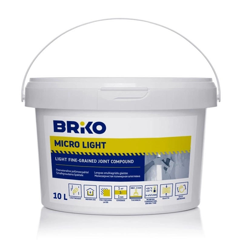 FINE-GRAINED PUTTY BRIKO 10L 15087694 4772013196983