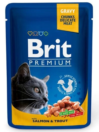 BRIT PREMIUM SALMONTROUT 100G 8595602505999 M-KBPST