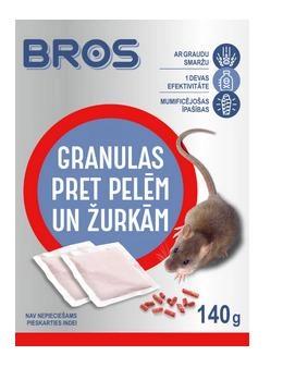 BROS MICE/RAT GRANULES 140 G 1632
