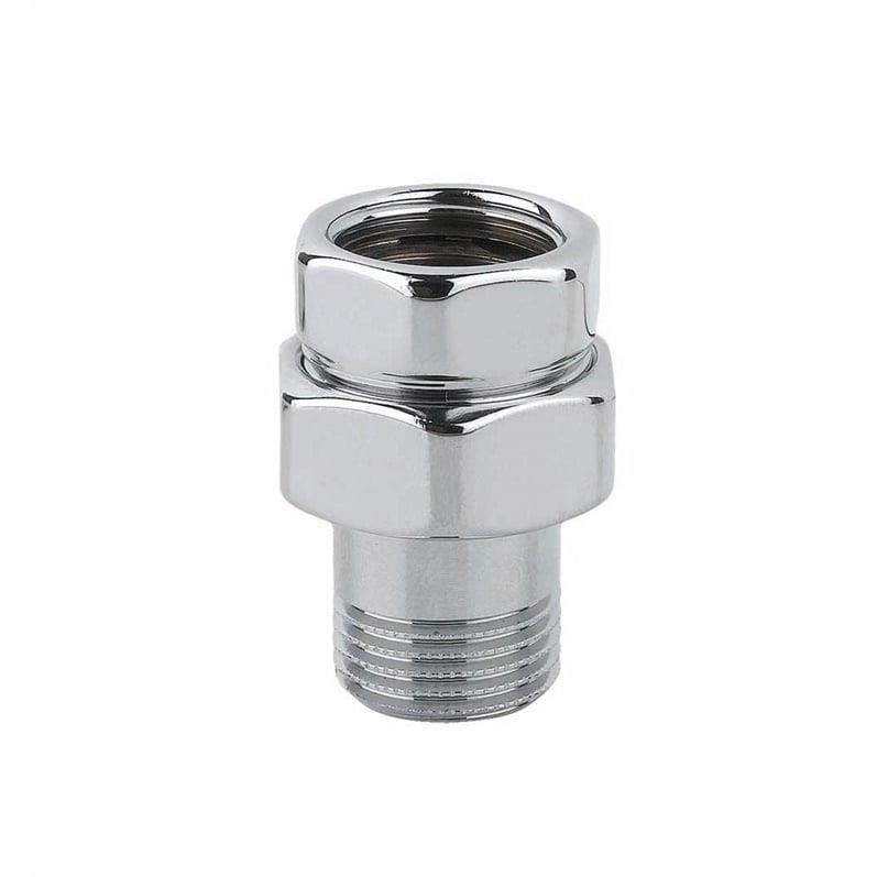 STRAIGHT CONNECTION Â½IN MF 3PCS CHROME