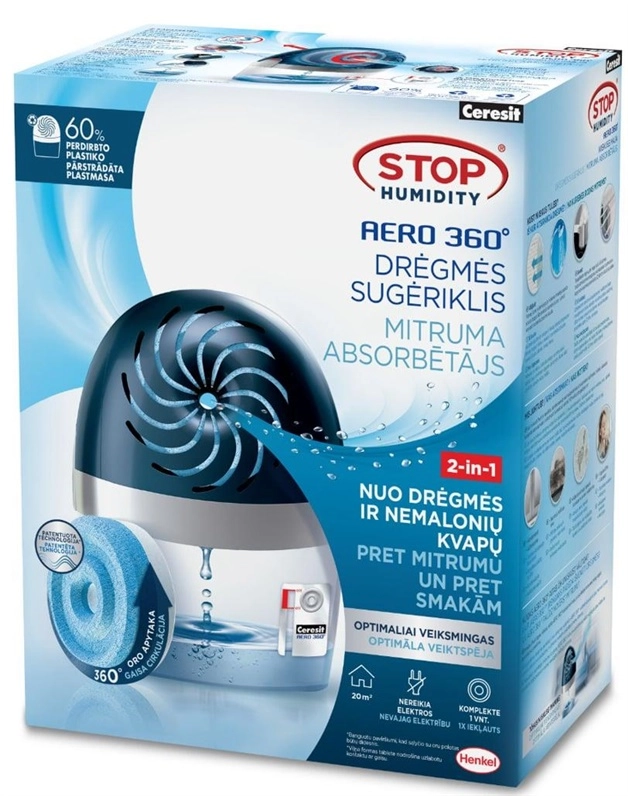Stop Humidity AERO 360° BLUE mitruma