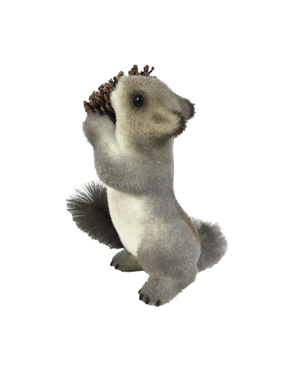 DECORATION SQUIRREL 30CM B41497AR-9B ( B41497AR-9B