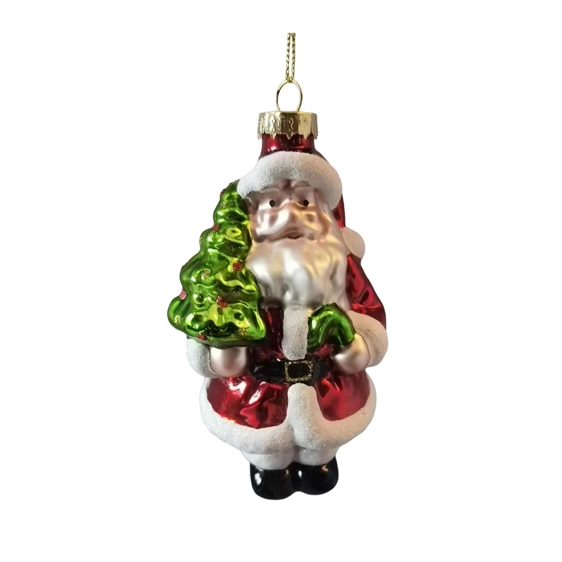 TFT ORNAMENT GLASS SANTA H13CM 600409872