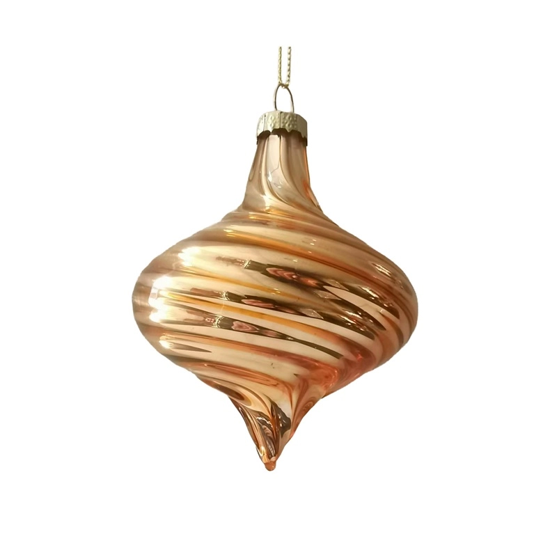 Klass ORNAMENT GLASS BROWN EBO542128 D8CM