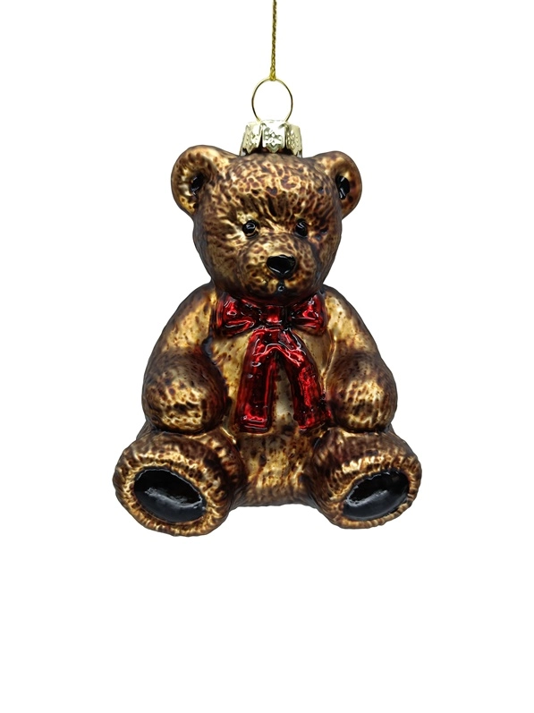 Okko ORNAMENT GLASS TEDDY 7X9CM 600409877
