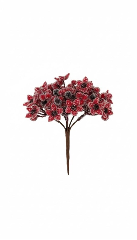Kwiatydonice BRANCH ARTIF W RED BERRIE