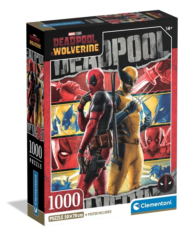 CLE puzzle 1000 CompactDeadpool _ Wolverine