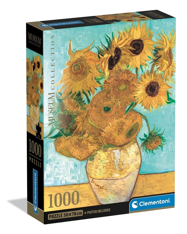 CLE puzzle 1000 CompactMus.VG SunFlowers