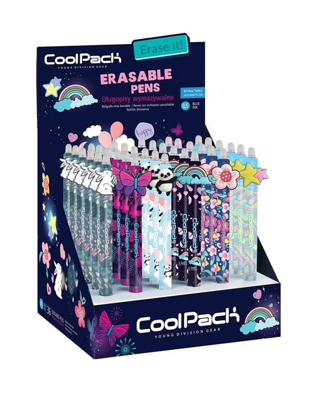 RETRACTABLE ERASABLE PENS 02664CP 02664CP 02664CP-6SZT