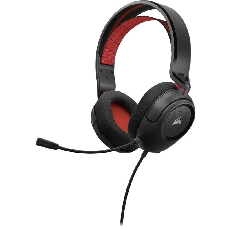 CORSAIR HS35 v2 MP spēļu austiņas, sarkanas