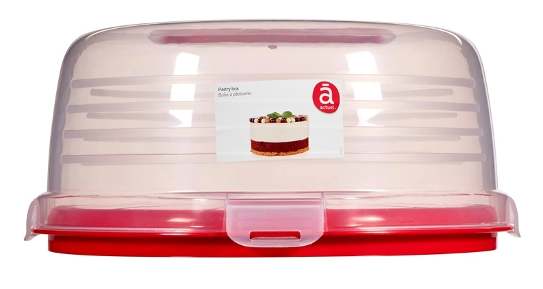 Cake transport box round Ø34 7x15