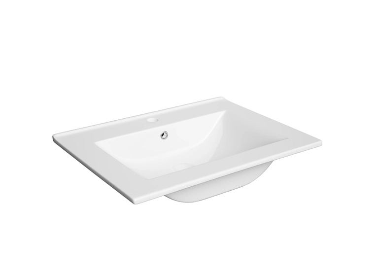 WASHBASIN METRO PLAN D60 WHITE 1722