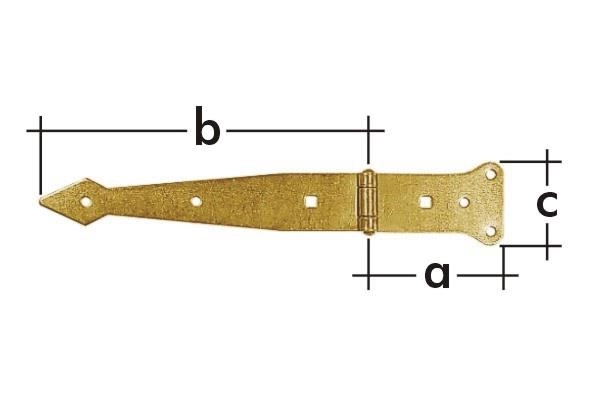 DOOR HINGES 612301/816301 300X2 5 15089582