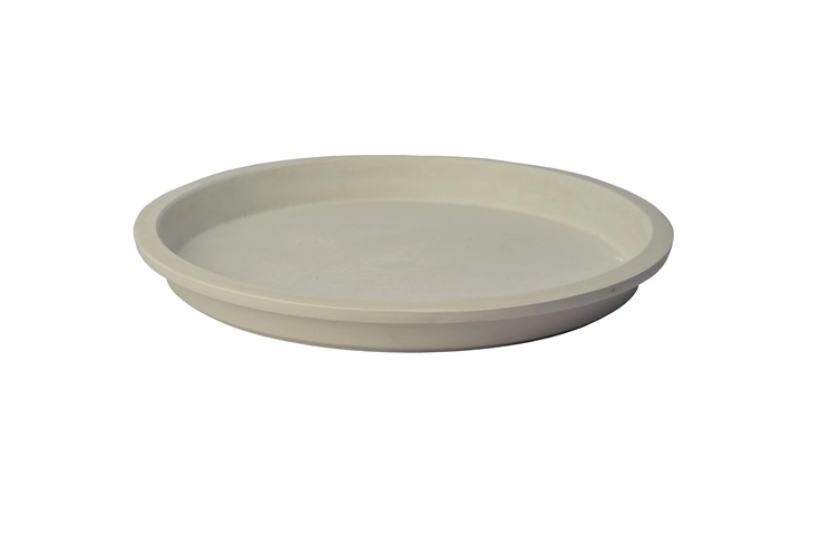 SAUCER SPW ROUND WHITE STONE 13Y-37