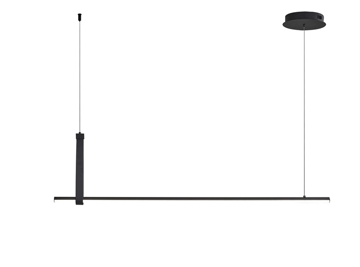 LUMINAIRE PENDANT 20W LED BLACK 1200LM