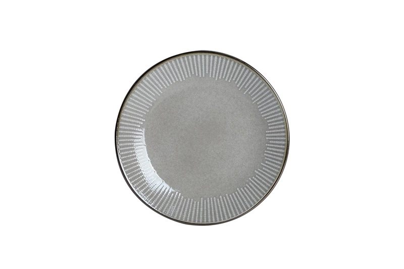 PLATE PAD PRINT MET RIM BROWN