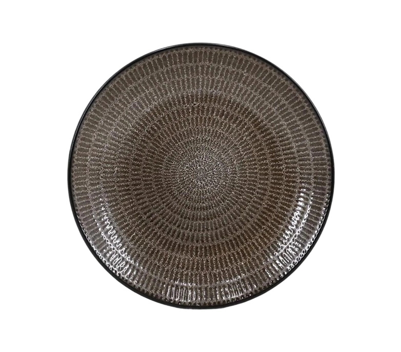 SALAD PLATE 19.5CM BROWN CHESTNUT