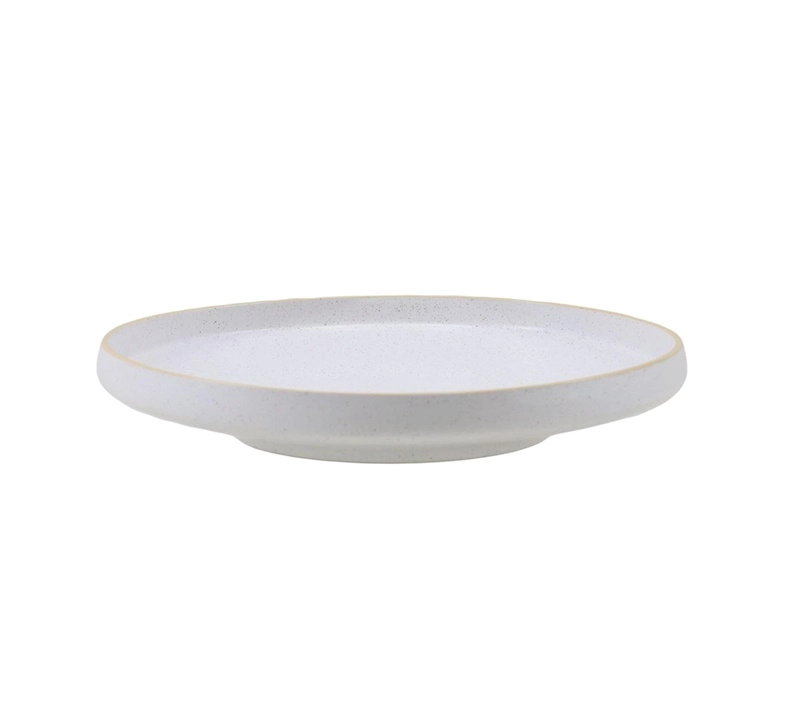 DINNER PLATE WHITE DOTT 26.7CM