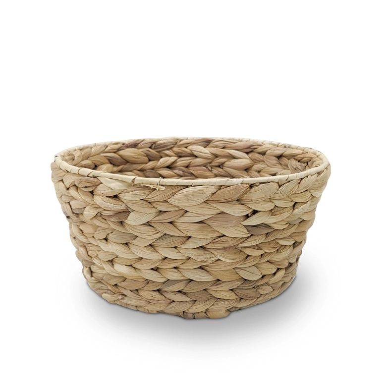 ROUND BASKET 26X26X13CM METAL/HYACINTH 14968353 53000007489