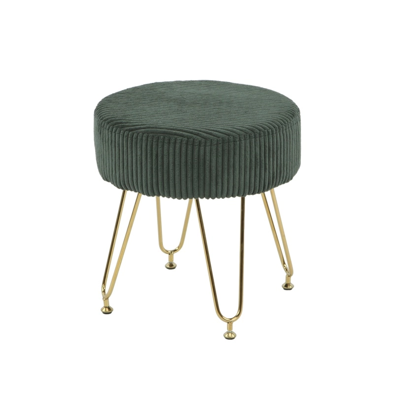 POUF ARZU DARK GREEN 38X40CM 53000009201