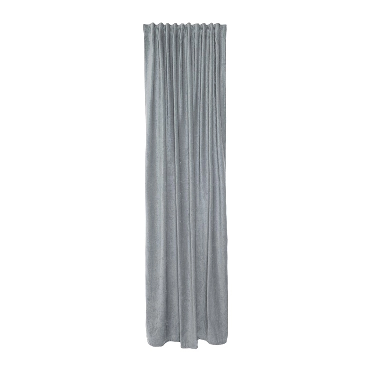 CURT CHENILLE SATIN 140X260 BLUE GREY