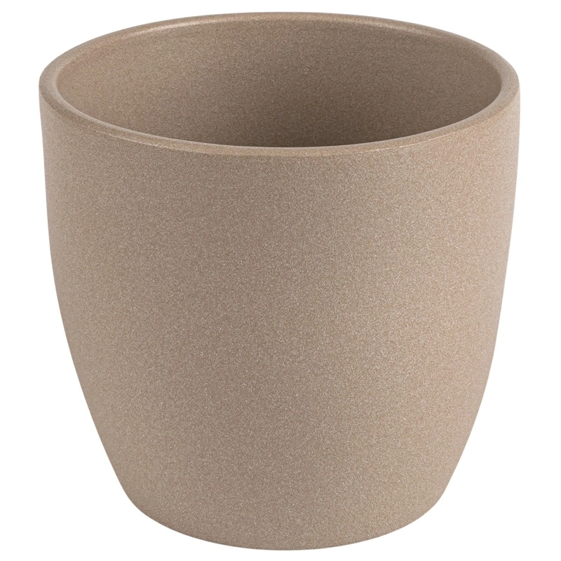 CERAMIC POT EMI D13.5 SEPIA