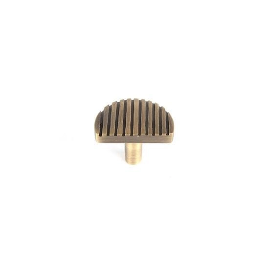 Domoletti BRASS KNOB ANTIQUE BRASS 30X20X25MM