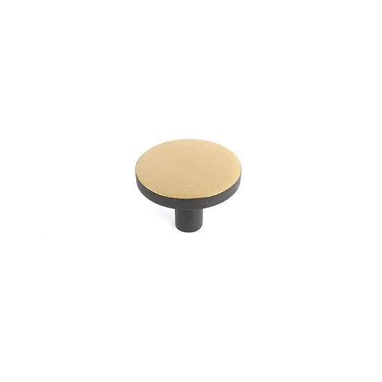 Domoletti BRASS KNOB BRONZE/BLACK COLOR 35X26MM