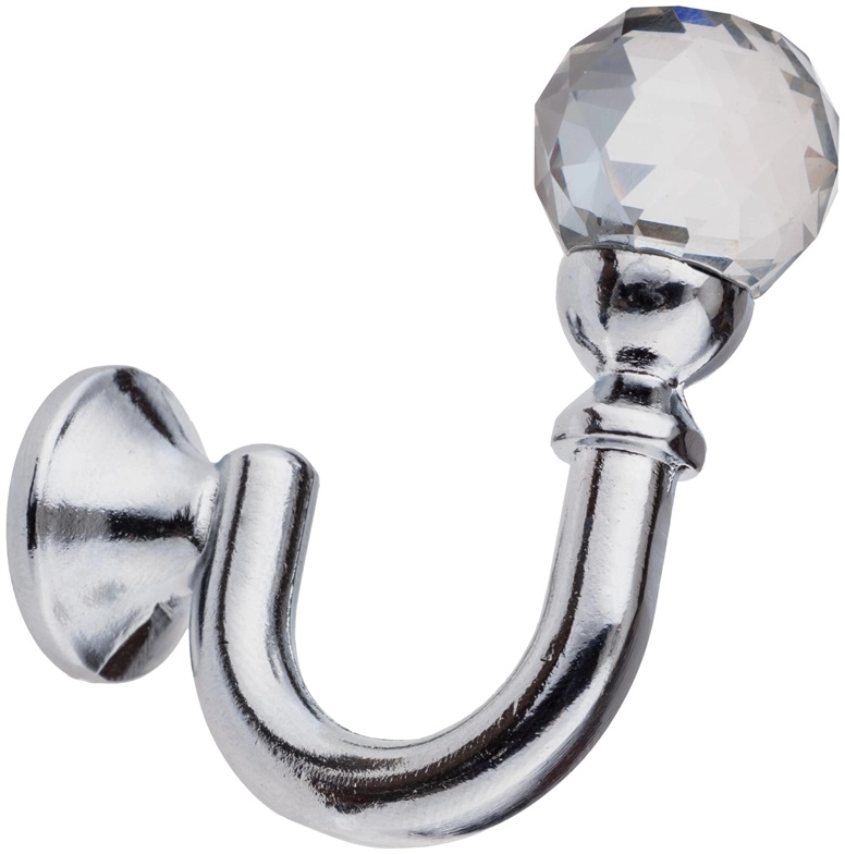 CURTAIN HOOK CRYSTAL CHROME ( 14967711