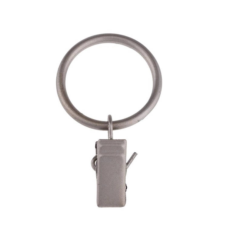 RINGS WITH CLIPS D16/19 MAT CHROME(10)