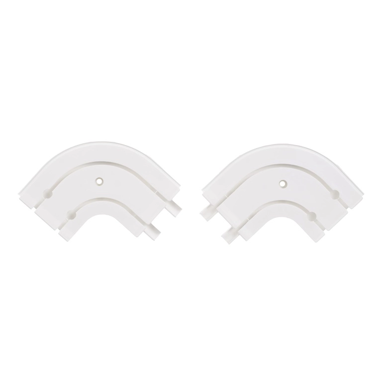 CEILING CURTAIN TRACK CORNER 2 GROOVES