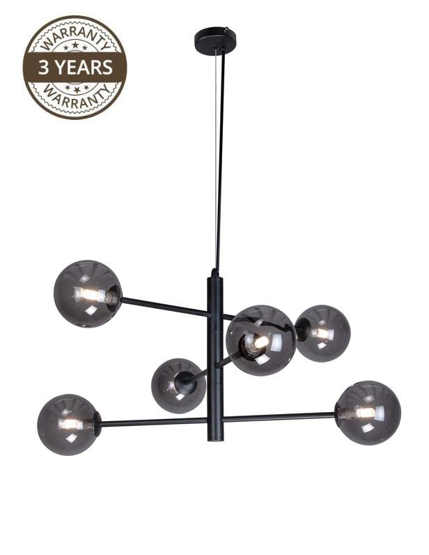 Pendant lamp Bolero H1333-6-SM 6x9W G9