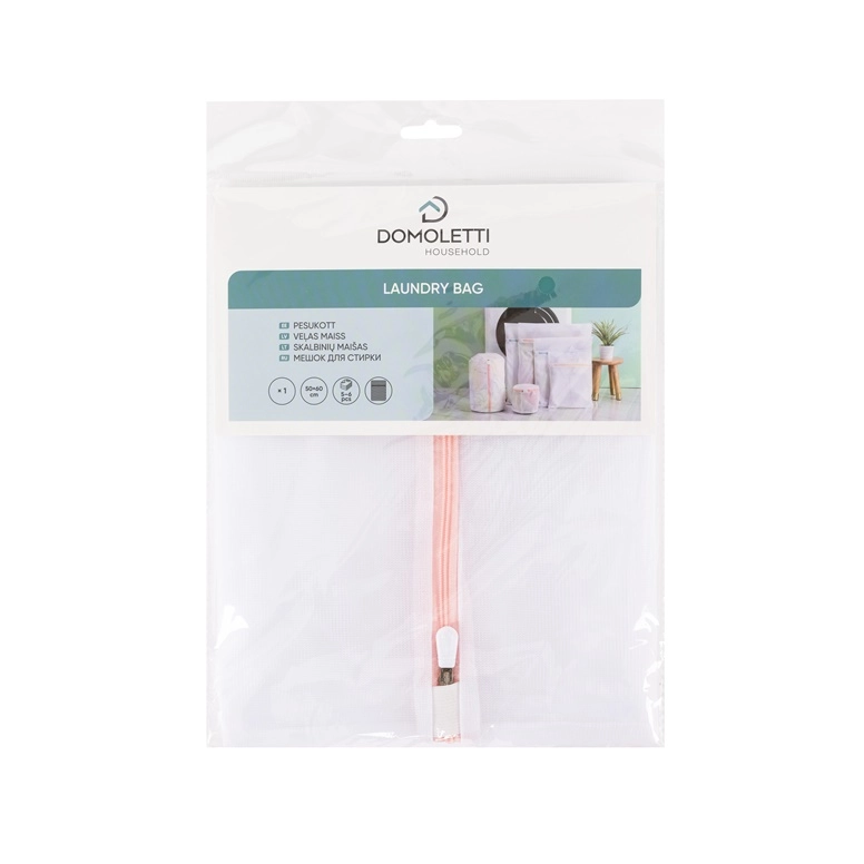 BASKET LAUNDRY DOMOLETTI 40X60X10CM WHIT 14969494