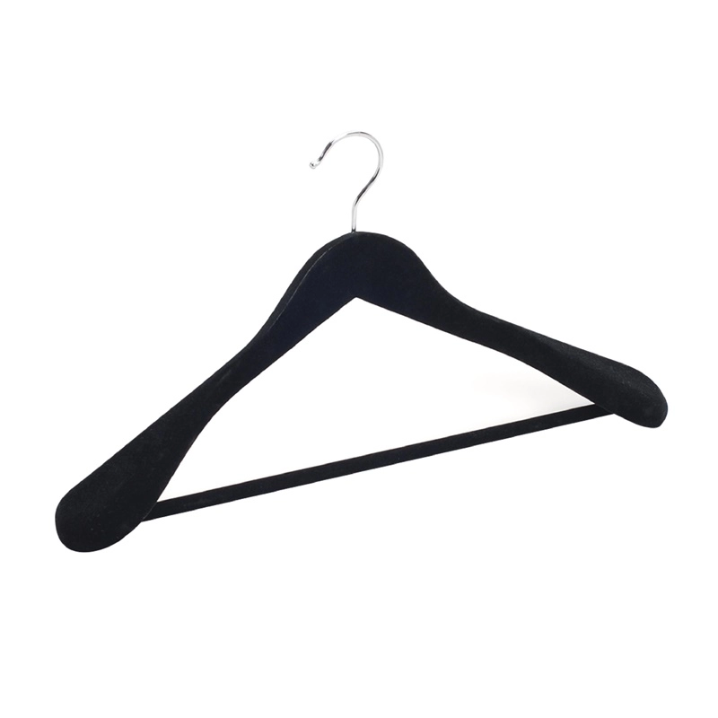 VELVET COAT HANGER LSV031 BLACK 14969099