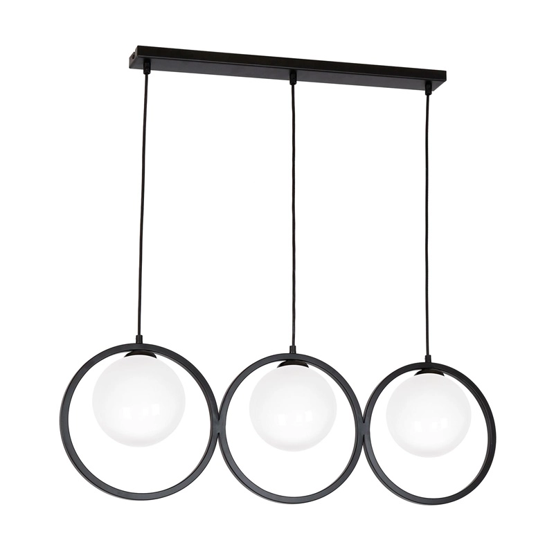 PENDANT LIGHT KONYA 3XE14 BLACK/WHITE 14968908