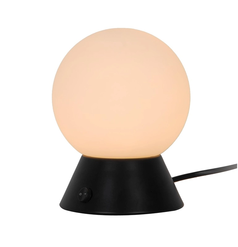 TABLE LIGHT RUTH E14 D12CM BLACK/WHITE