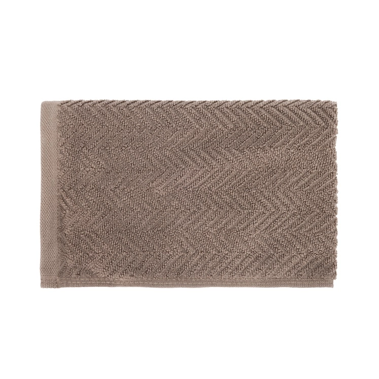 TOWEL VISBY 550 GSM 30X50CM BROWN