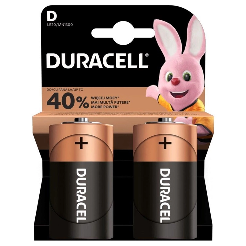 Duracell Battery D/R20 2 pcs. 000051416991