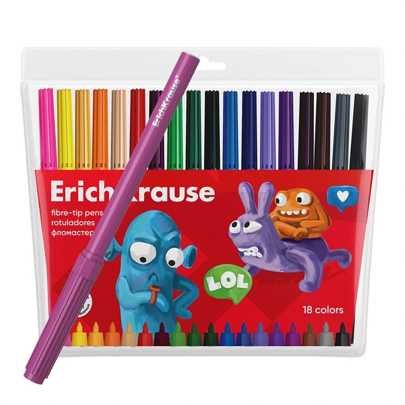 Bahco FIBRE TIP PEN 18 COLORS