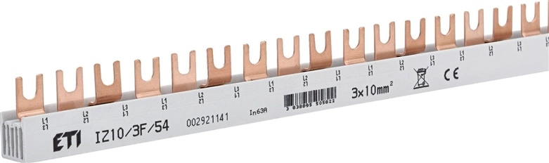 BUSBAR INSULATED IZ10/3F/54 3P 10MM² 002921141