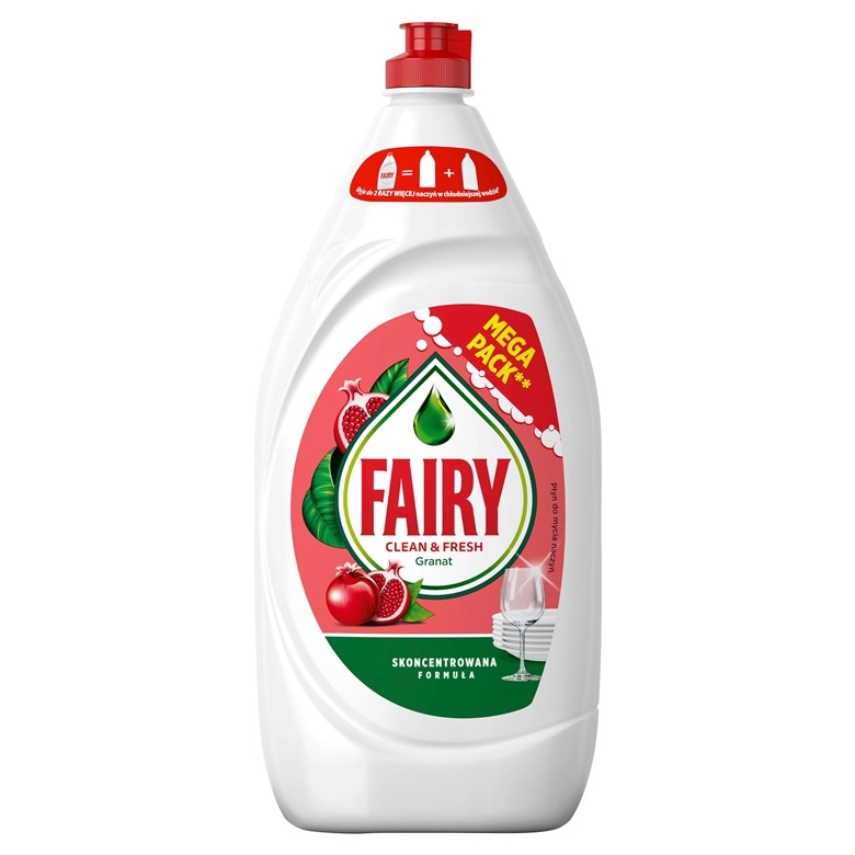 FAIRY POMEGRANATE DISHWASH LIQUID. 1.35L