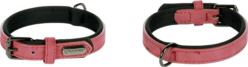 DOG COLLAR DELU RED 24-30CM 15MM