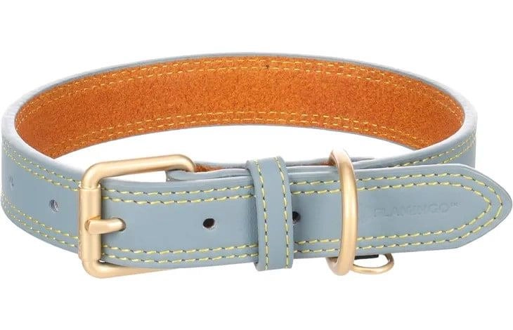 DOG COLLAR VIRGINIA BLUE 43-53CM 25MM