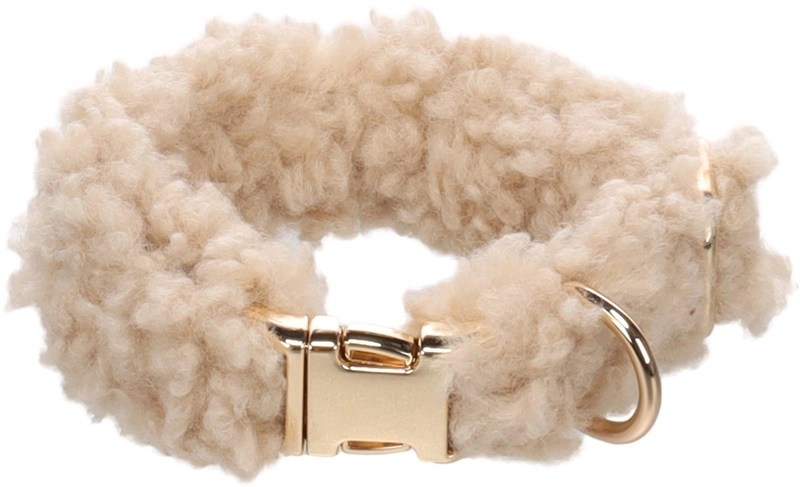 DOG COLLAR POOKIE BEIGE 23-35CM 15MM