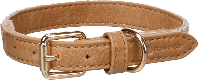 DOG COLLAR LARA BEIGE 24-30CM 15MM