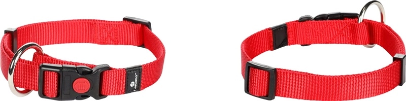 DOG COLLAR ZIGGI RED 30-45CM 15MM