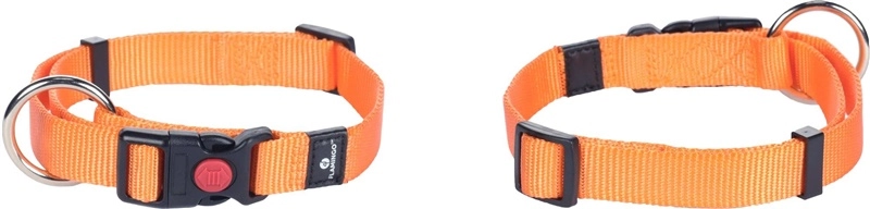 DOG COLLAR ZIGGI ORANGE 40-55CM 20MM