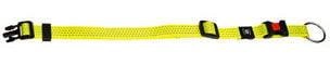 DOG COLLAR LEN FLUO YELLOW 45-65CM